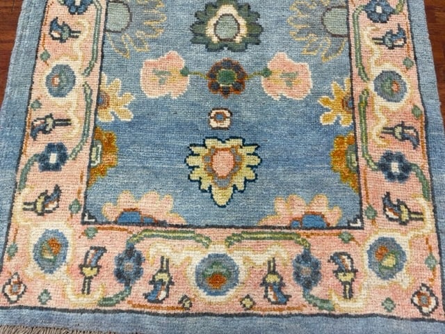 Older Long Turkish Ushak Runner-5067 - 2