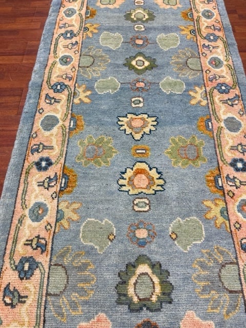 Older Long Turkish Ushak Runner-5067 - 3