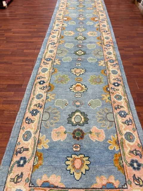 Older Long Turkish Ushak Runner-5067 - 7