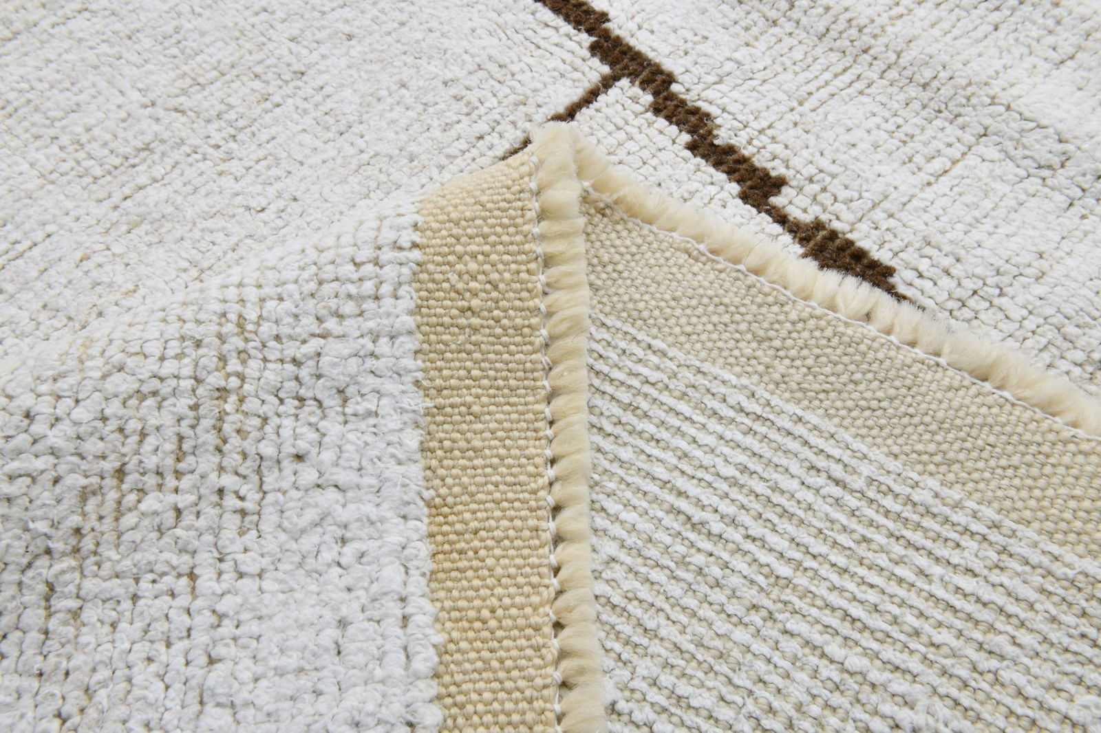 6'3'' x 9'0'' Handmade Hemp Area Rug - 53222 - 14