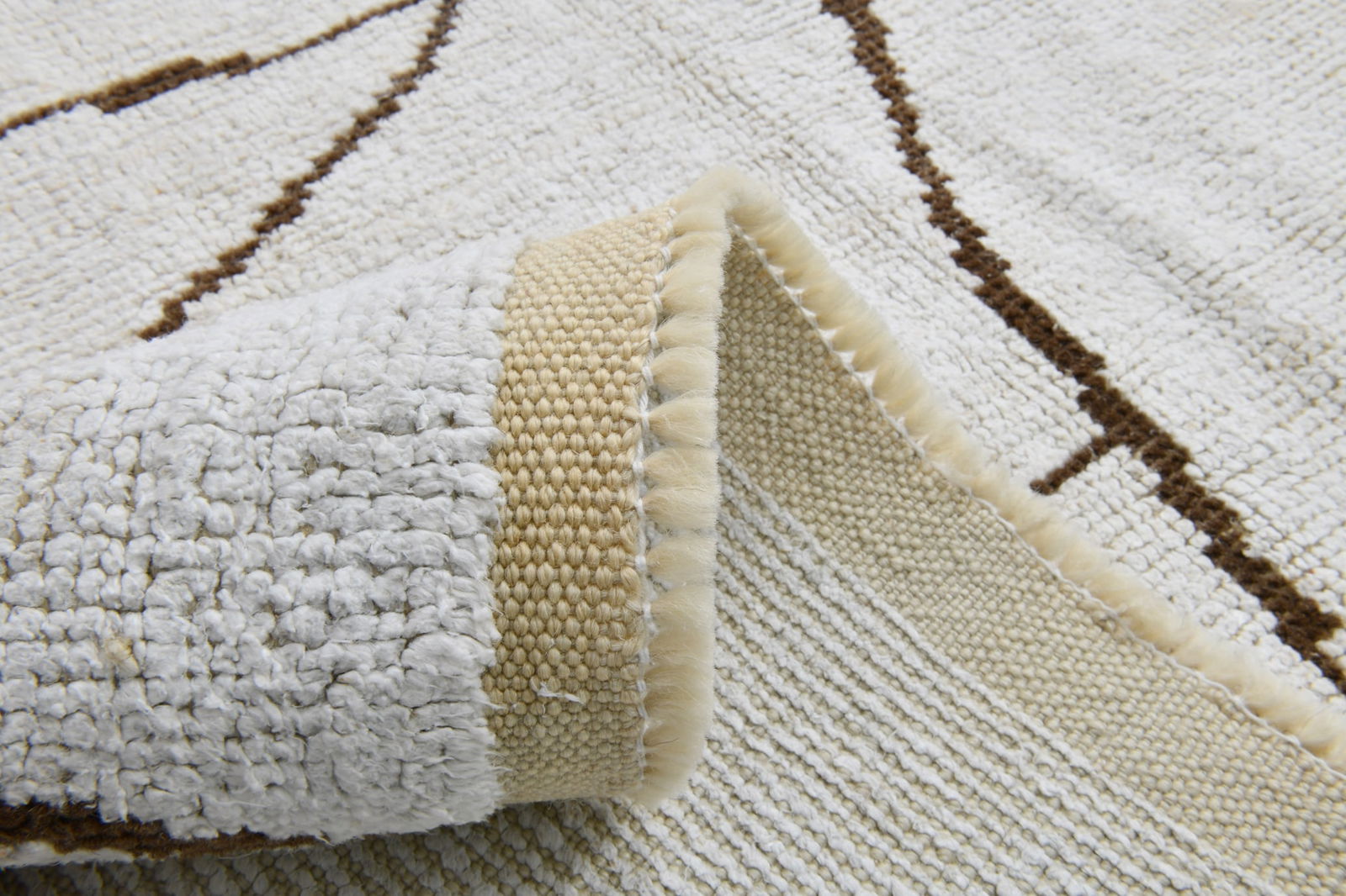 6'3'' x 9'0'' Handmade Hemp Area Rug - 53222 - 15