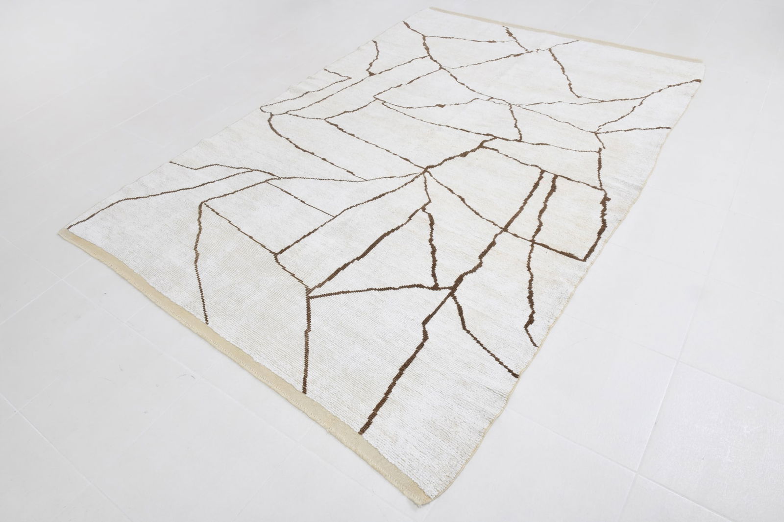 6'3'' x 9'0'' Handmade Hemp Area Rug - 53222 - 19