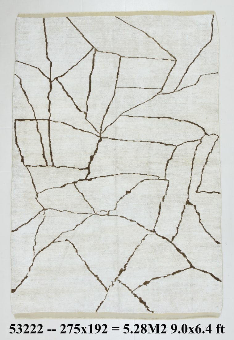 6'3'' x 9'0'' Handmade Hemp Area Rug - 53222: Title: 6'3'' x 9'0'' Handmade Hemp Area Rug - 53222Description:6'3'' x 9'0'' Handmade Hemp Area Rug - 53222Origin:TurkiyeDate/Period:1960-90Materials:HempDimension:6'3''x9'0'' ft, 192x275 cm 