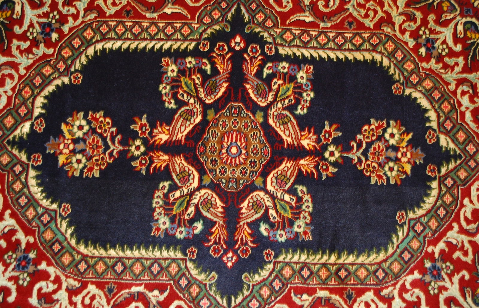 PAIR OF OLD,ANTIQUE PERSIAN-KESHAN RUG 2'5" x 3'4" AND 2'4" X 3'3" - 10