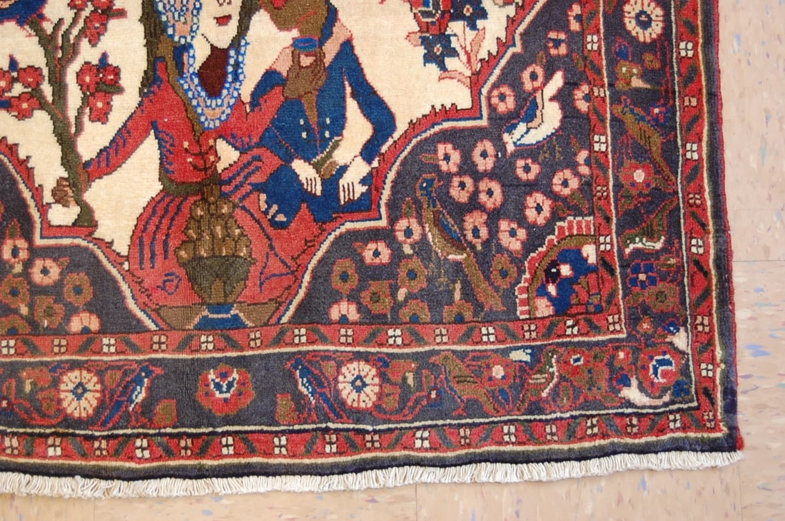 PERSIAN BIJAR RUG 2' 11" x 3' 5" - 2