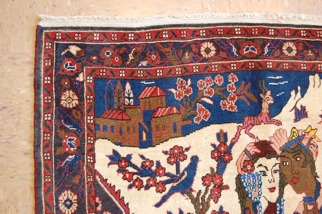 PERSIAN BIJAR RUG 2' 11" x 3' 5" - 3