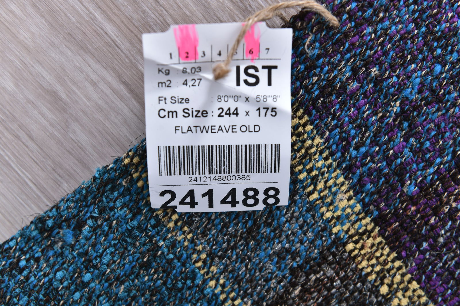 5'8'' x 8'0'' Turkish Flatweave Kilim Rug - 241488 - 14