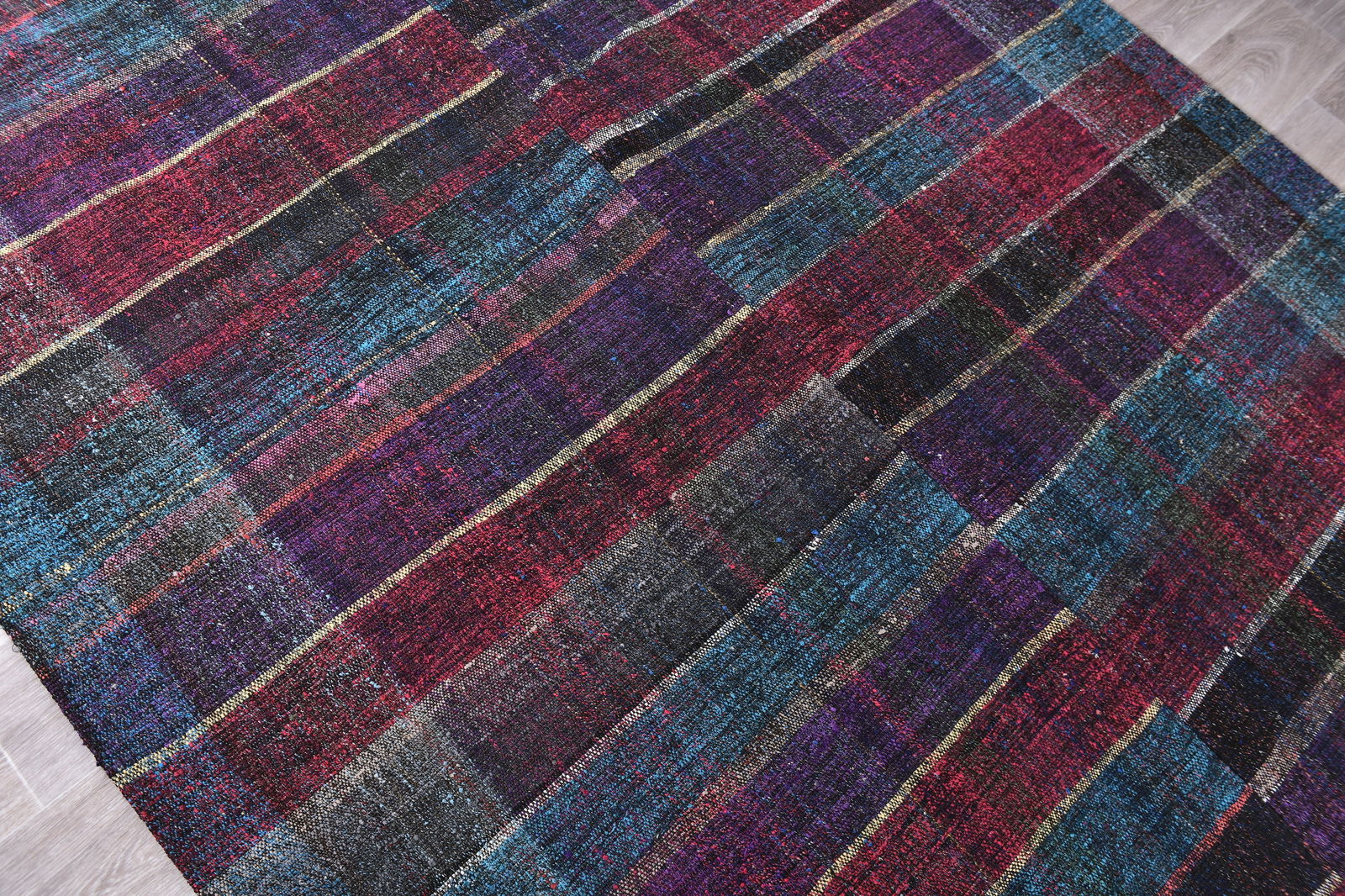 5'8'' x 8'0'' Turkish Flatweave Kilim Rug - 241488 - 4