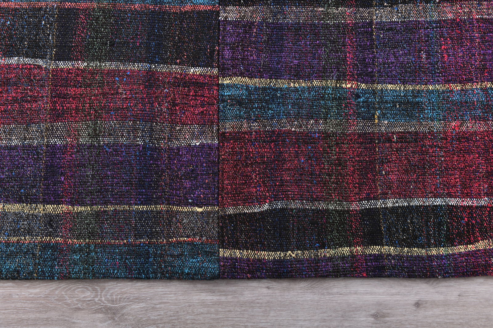 5'8'' x 8'0'' Turkish Flatweave Kilim Rug - 241488 - 9