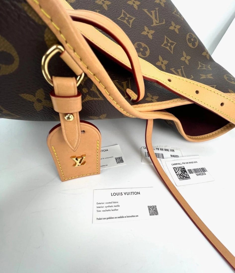 Louis Vuitton Carryall PM Monogram Shoulder Bag - 10