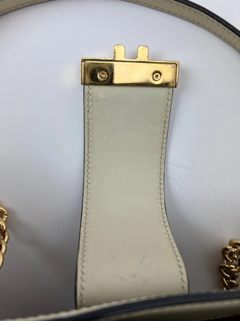 Gucci GG Supreme Small Padlock Leather Ebony Tote Bag - 11