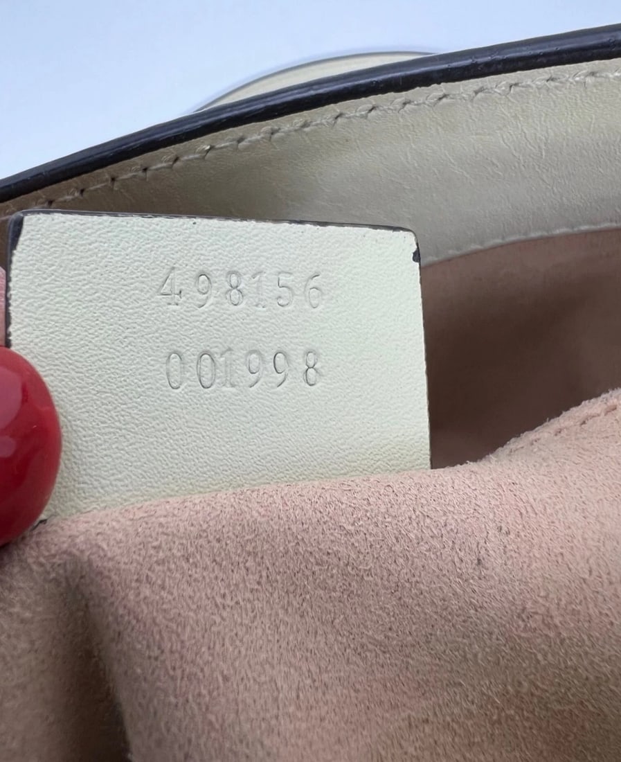 Gucci GG Supreme Small Padlock Leather Ebony Tote Bag - 9