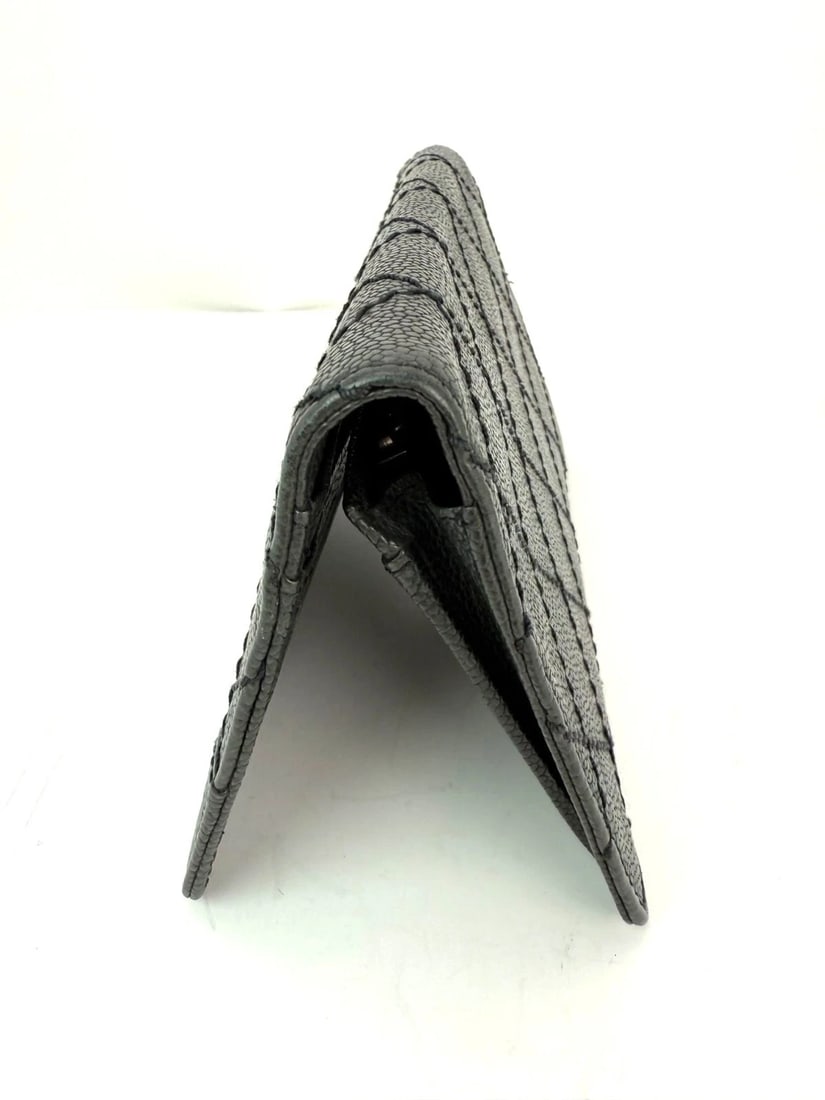 Chanel Vintage Wild Stitch Black Caviar Wallet - 7