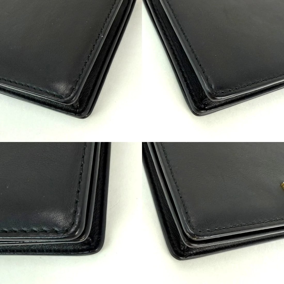 Christian Dior Calfskin Black D-Fence Croisiere Wallet on a Chain - 7