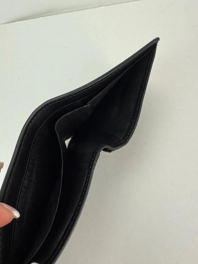 GUCCI GG Supreme Men's Web Black Bi-Fold Wallet - 9