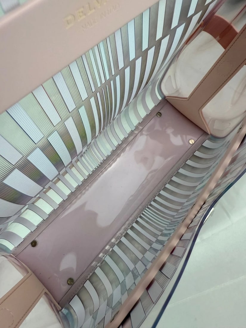 Delvaux PVC Tempete The Eye Catcher Multicolor Satchel Bag - 8