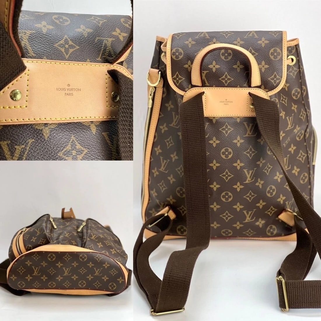 LOUIS VUITTON Bosphore Monogram Canvas Backpack - 3