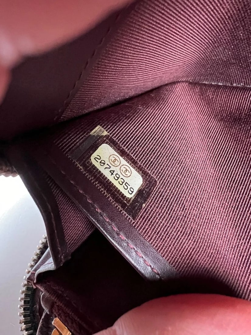 Chanel Caviar Quilted Large Gusset Zip Around Black Wallet - 9