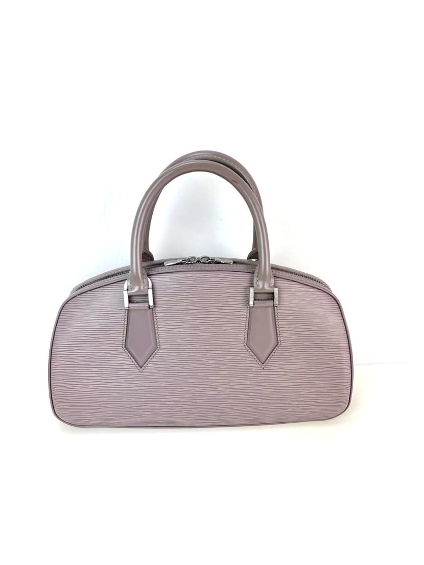LOUIS VUITTON Epi Jasmin Grey Leather Hand Bag - 3