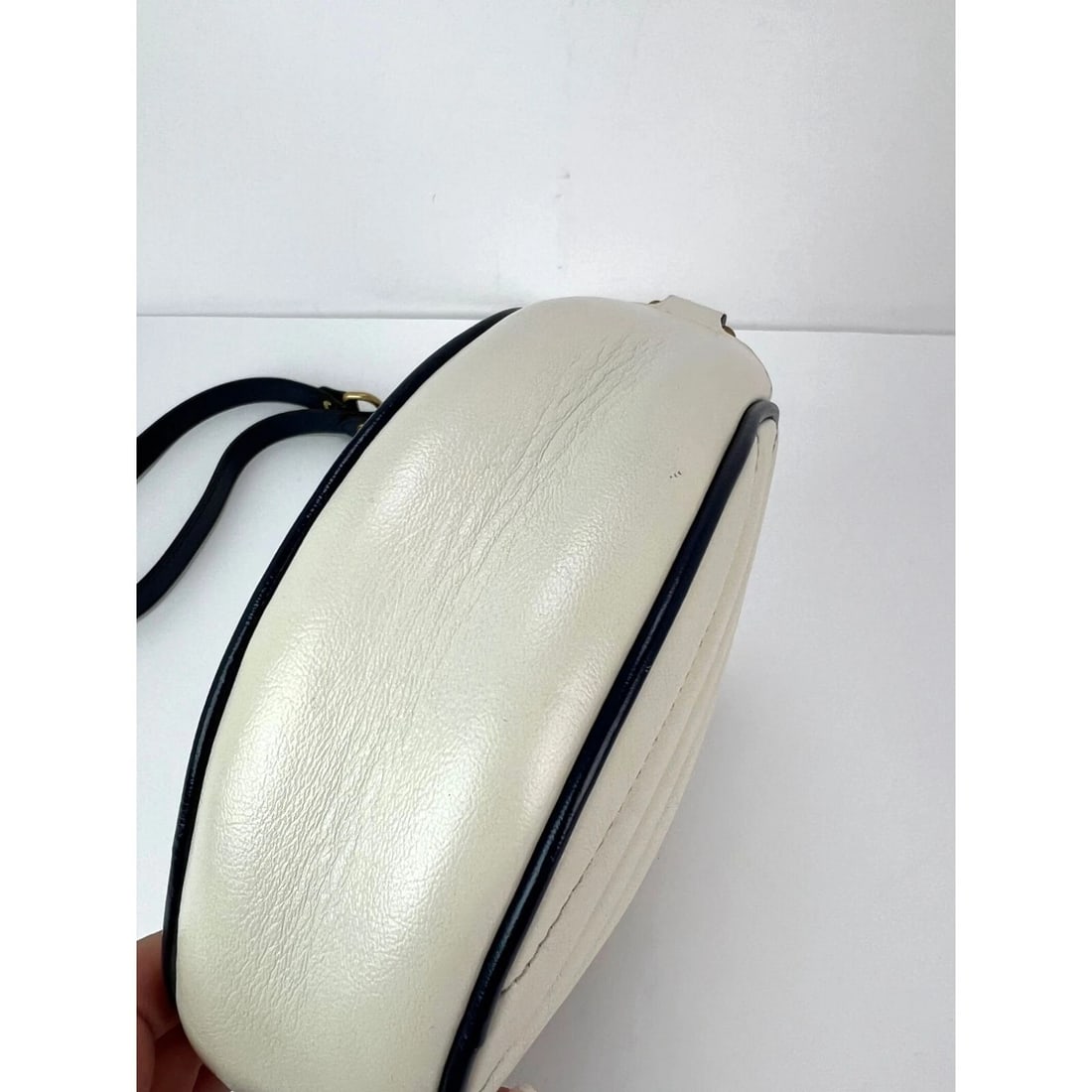 Gucci GG Azalea Matelasse Leather Round Mystic White Shoulder Bag - 7