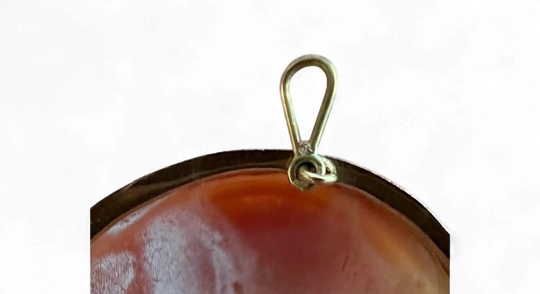 18k gold cameo of The Three Graces - 5