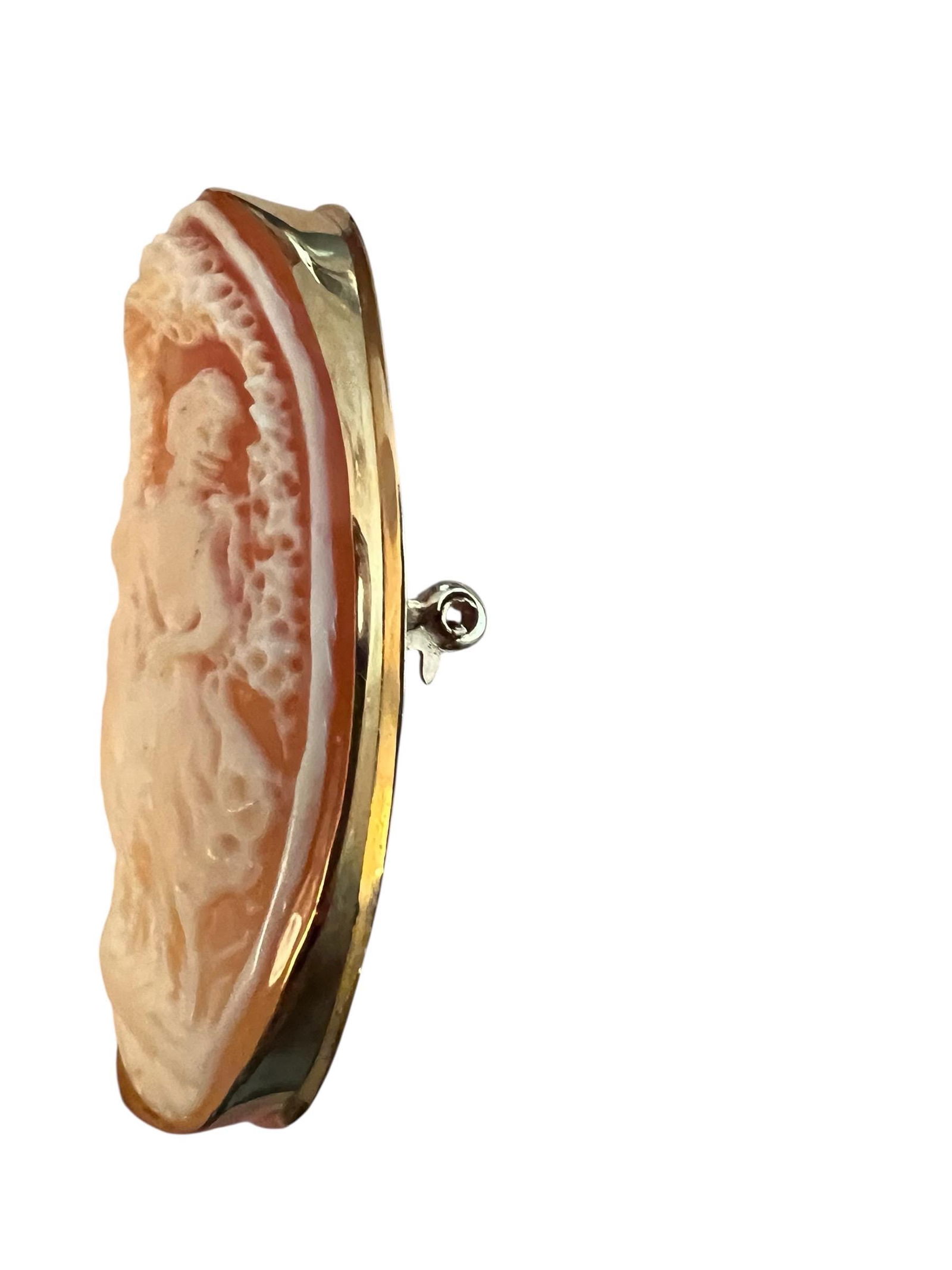 18k gold cameo of The Three Graces - 6