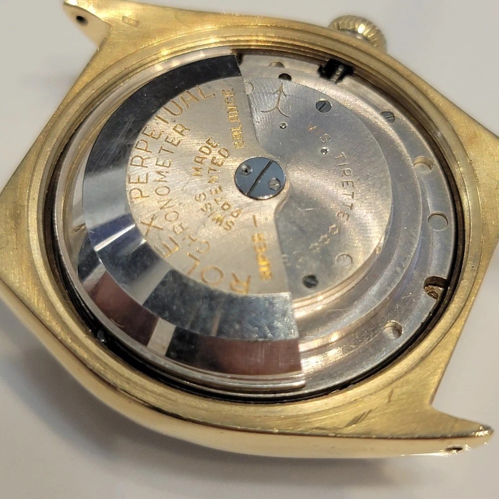 Rolex Oyster Ref 5030 18k Gold Mens 36mm 1940s Big Bubble Automatic Rare RA700 - 11