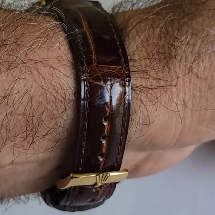 Rolex Oyster Ref 5030 18k Gold Mens 36mm 1940s Big Bubble Automatic Rare RA700 - 2