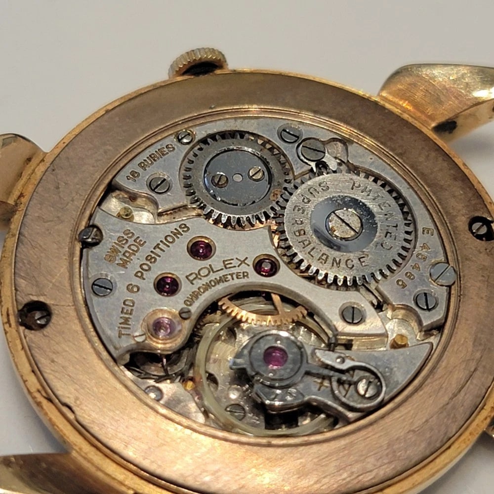 Rolex Precision Ref 4431 18k Rose Gold Mens 1940s 33mm Manual Wind RA689 - 12