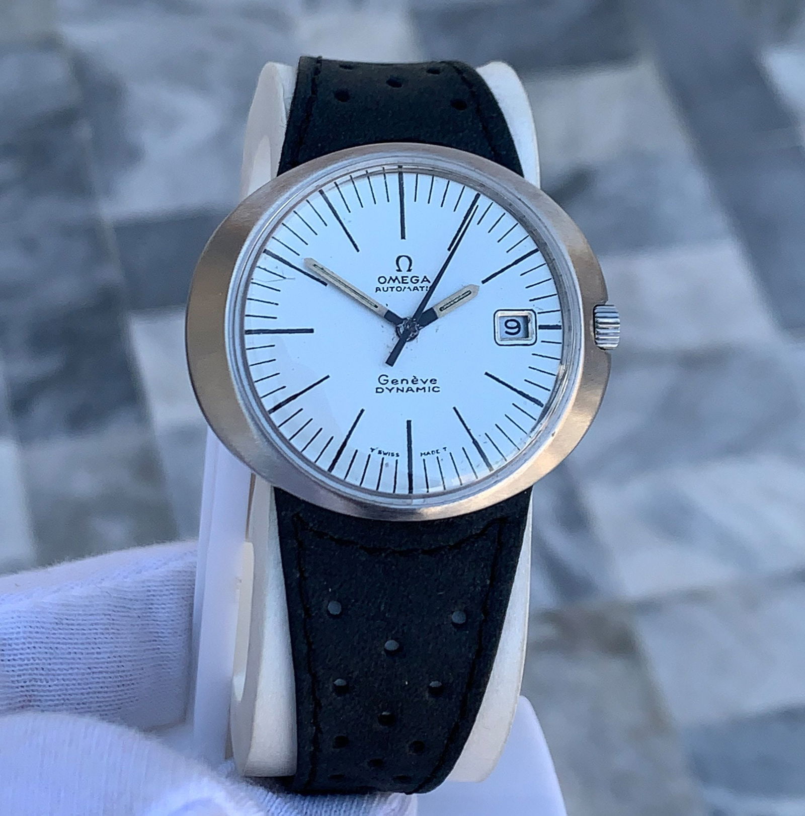 Vintage Omega Geneve Dynamic Automatic Old Watch Good condition - 6