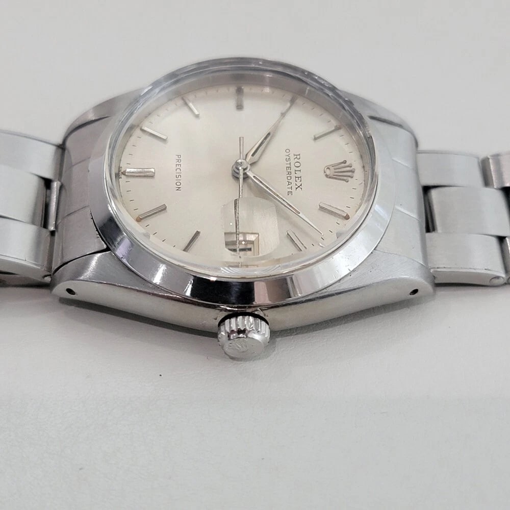 Rolex Oysterdate Precision Ref 6694 34mm Mens Manual Wind 1960s Vintage RA564 - 5