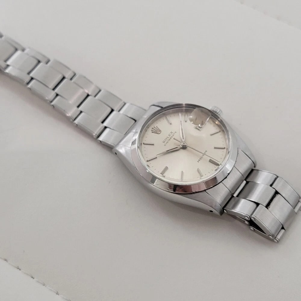 Rolex Oysterdate Precision Ref 6694 34mm Mens Manual Wind 1960s Vintage RA564 - 7