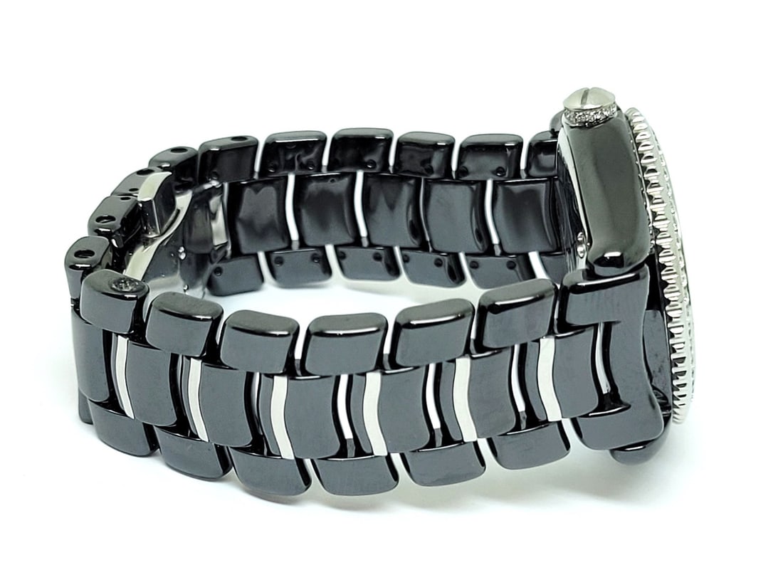 Ebel Onde Ladies Watch Black Ceramic with Diamonds A330359* EXLNT - 5