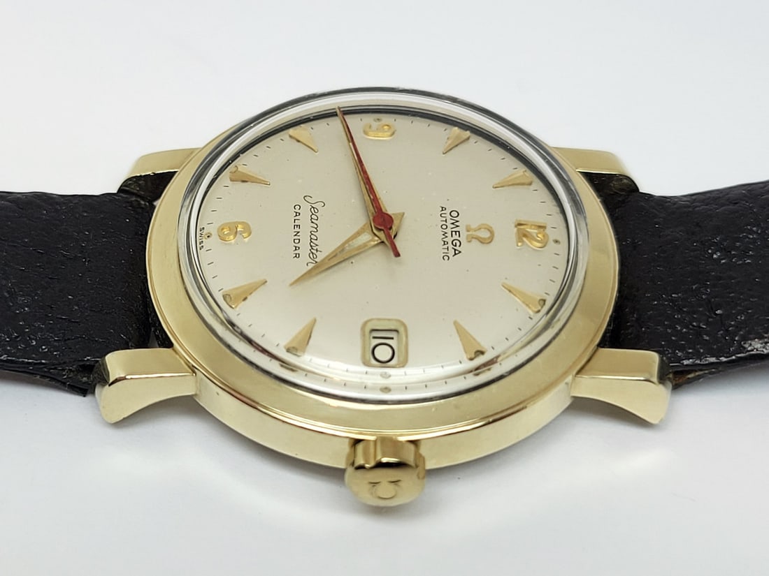 Vintage Mens 10k GF OMEGA SEAMASTER CALENDAR Automatic Watch Cal 502 KX60828 - 6