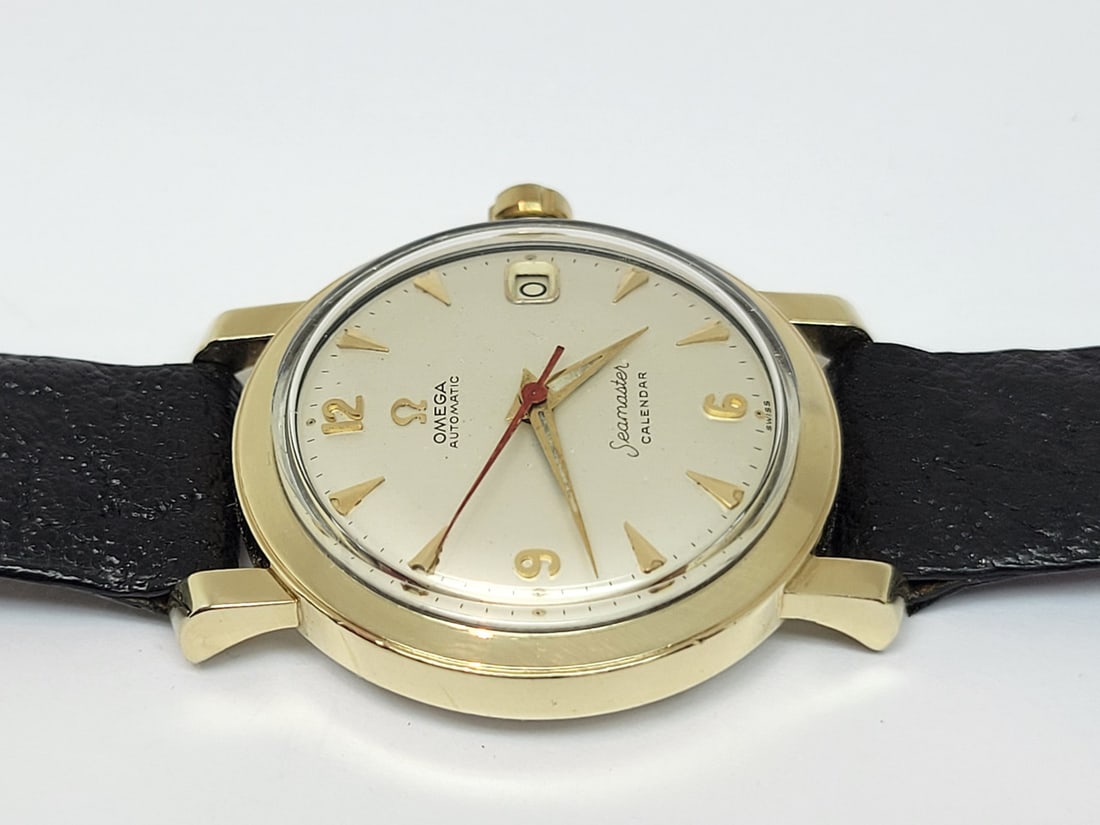 Vintage Mens 10k GF OMEGA SEAMASTER CALENDAR Automatic Watch Cal 502 KX60828 - 7