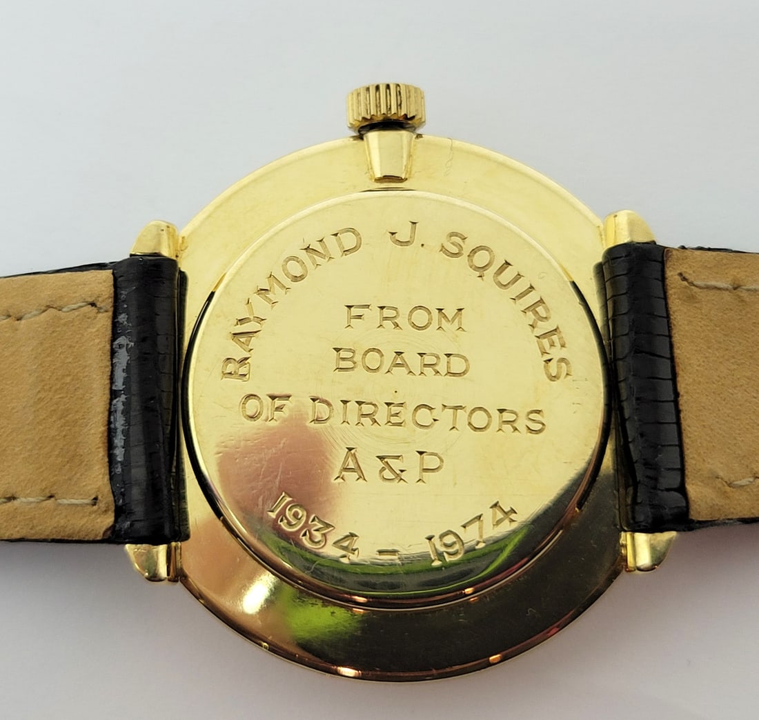 Vintage 18k Gold IWC SHAFFHAUSEN Winding Watch Ref 2401 c.1974 Cal 403 EXLNT - 9