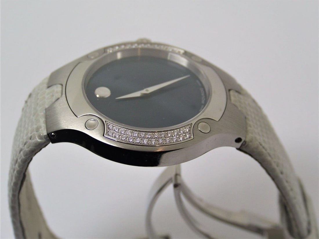 S/Steel MOVADO SPORTS EDITION Ladies Watch Ref 84 G1 1892 S with Diamonds - 10