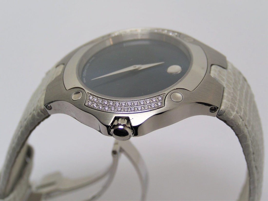 S/Steel MOVADO SPORTS EDITION Ladies Watch Ref 84 G1 1892 S with Diamonds - 8