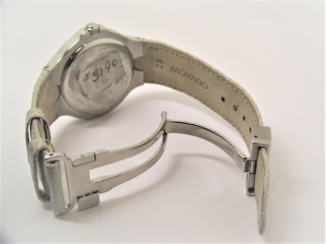 S/Steel MOVADO SPORTS EDITION Ladies Watch Ref 84 G1 1892 S with Diamonds - 9