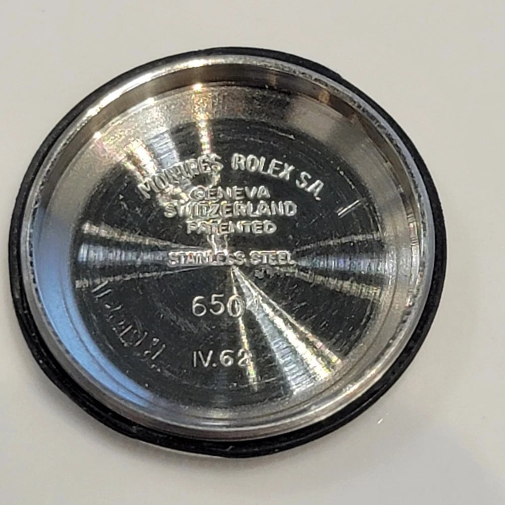 Rolex Oyster Ref 6504 14k Gold SS 25mm 1960s Ladies Bubble Back Automatic RA697 - 13