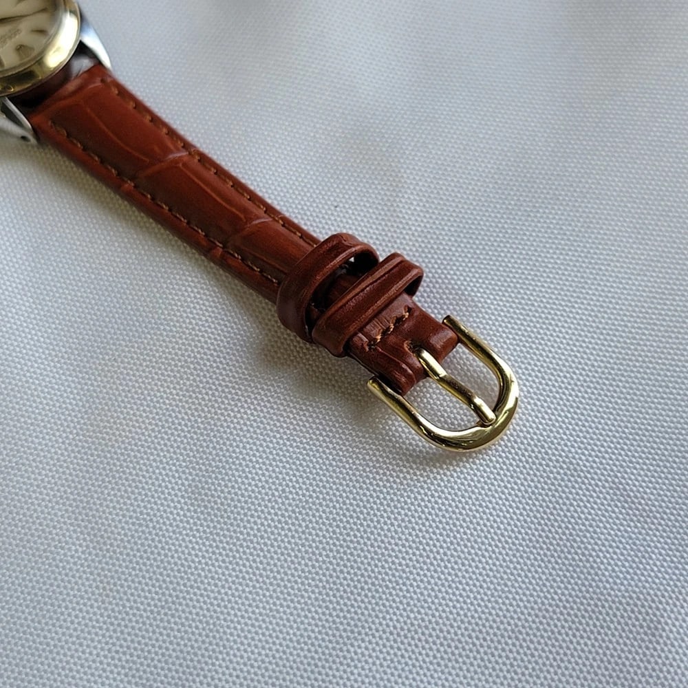 Rolex Oyster Ref 6504 14k Gold SS 25mm 1960s Ladies Bubble Back Automatic RA697 - 9