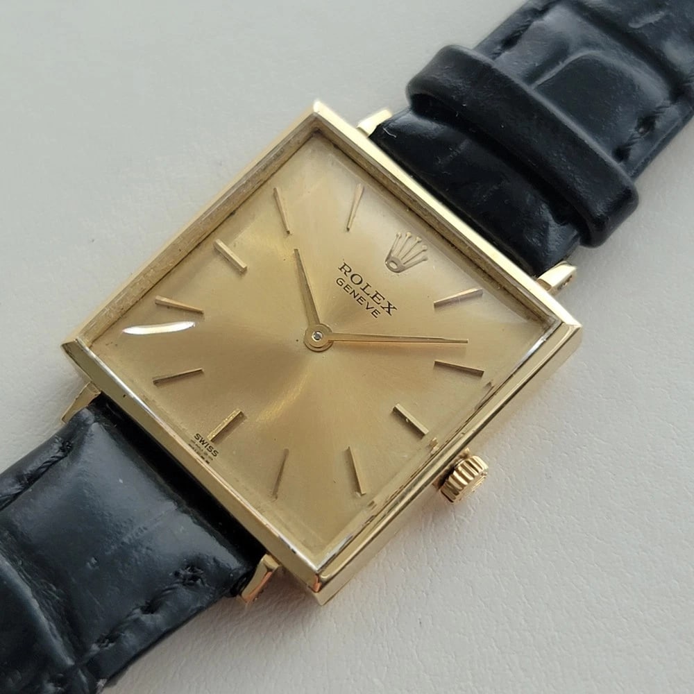 Rolex Cellini 3643 18k Gold 23mm Ladies Manual Wind 1960s Dress Watch RA637 - 3