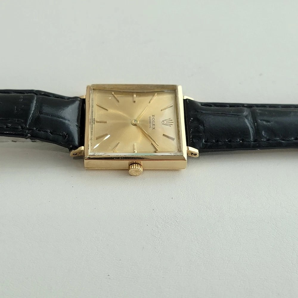 Rolex Cellini 3643 18k Gold 23mm Ladies Manual Wind 1960s Dress Watch RA637 - 5