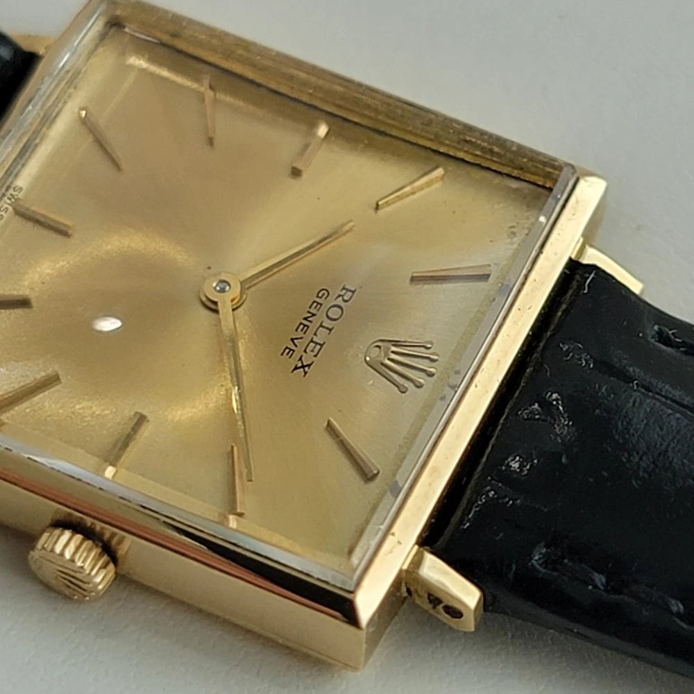 Rolex Cellini 3643 18k Gold 23mm Ladies Manual Wind 1960s Dress Watch RA637 - 6