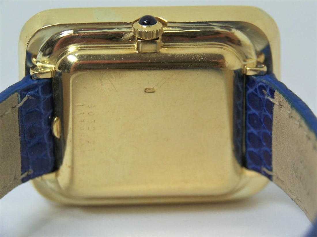 Solid 18k JAEGER-LECOULTRE Ladies Winding Watch with 1 ct Diamonds 6032.21 EXLNT - 3