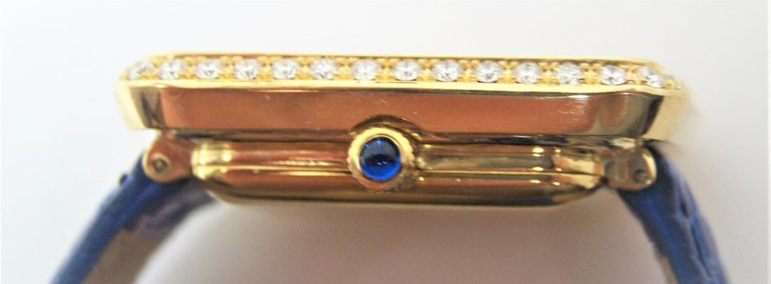 Solid 18k JAEGER-LECOULTRE Ladies Winding Watch with 1 ct Diamonds 6032.21 EXLNT - 8