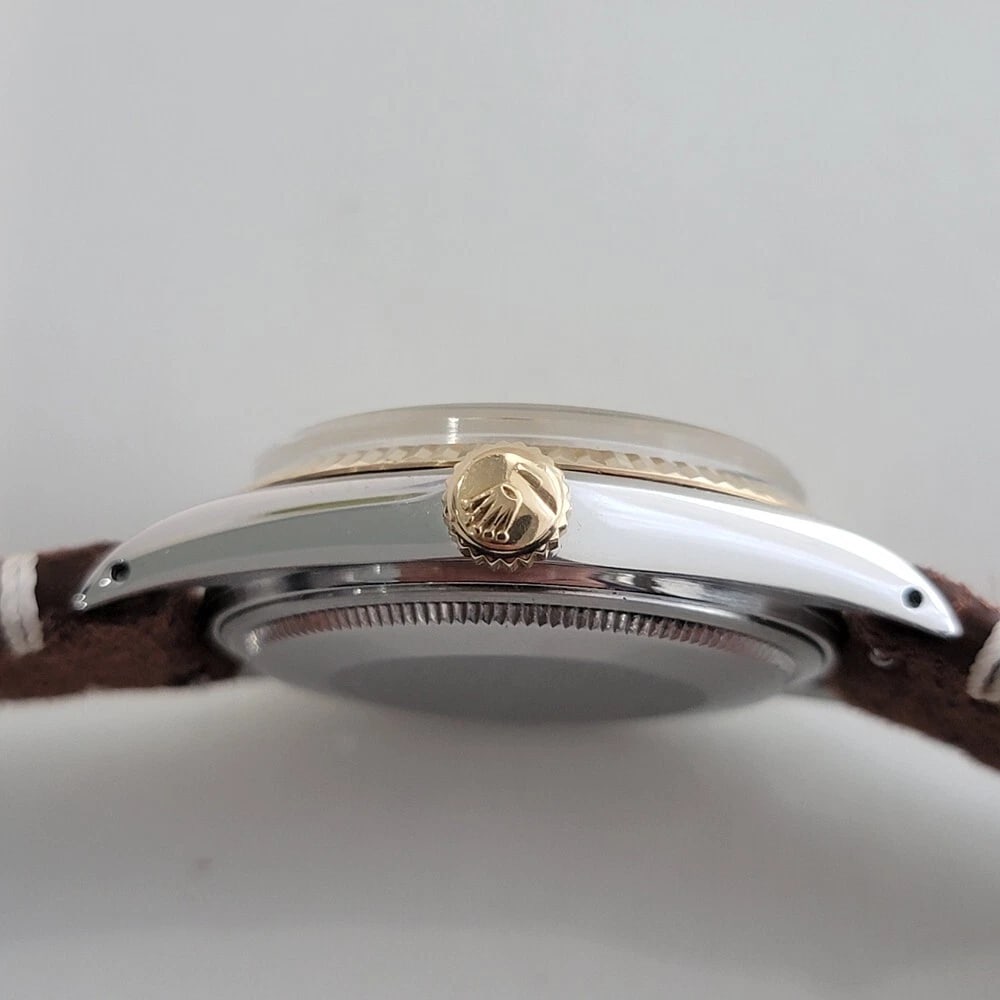 Mens Rolex Oyster Ref 16013 Datejust 36mm 18k SS 1980s Automatic Vintage RA525B - 9