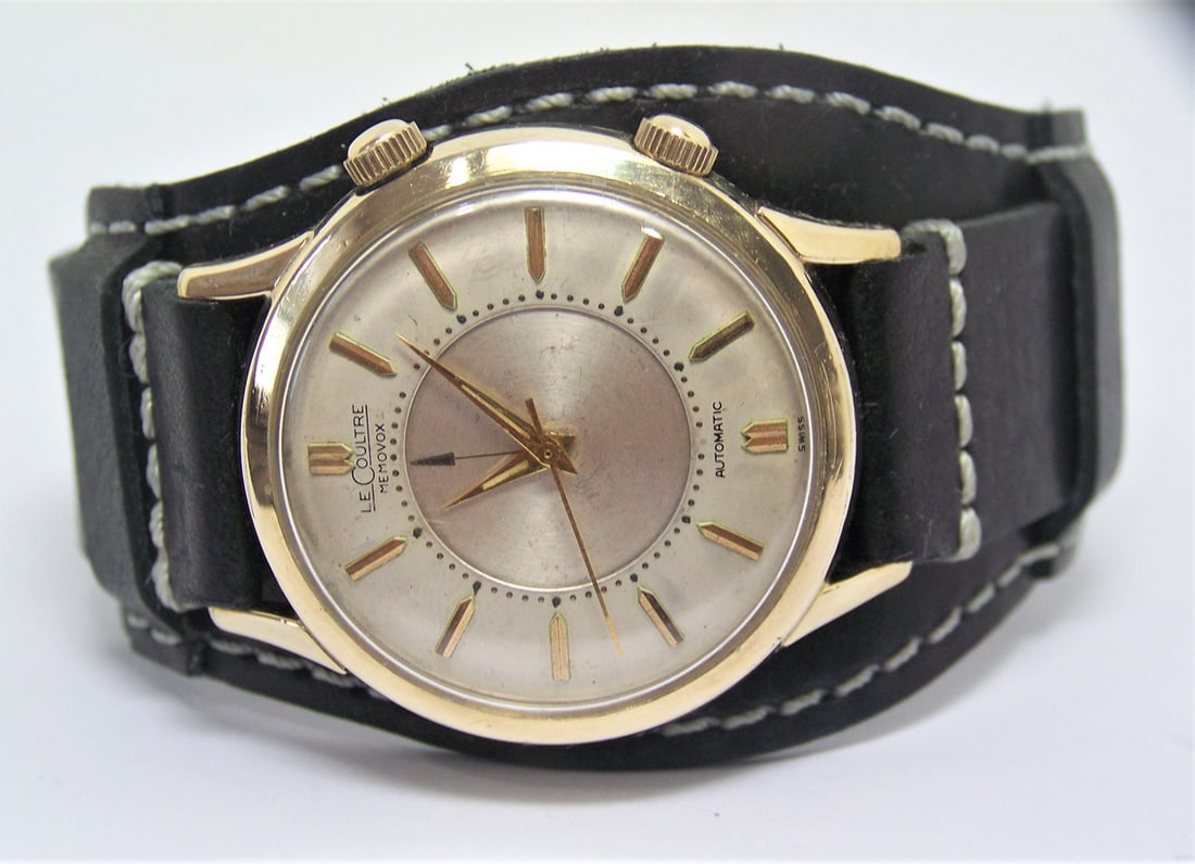 Vintage 10k GF JAEGER-LeCOULTRE Automatic MEMOVOX Alarm Watch Cal.K815 Ref 2517 - 3