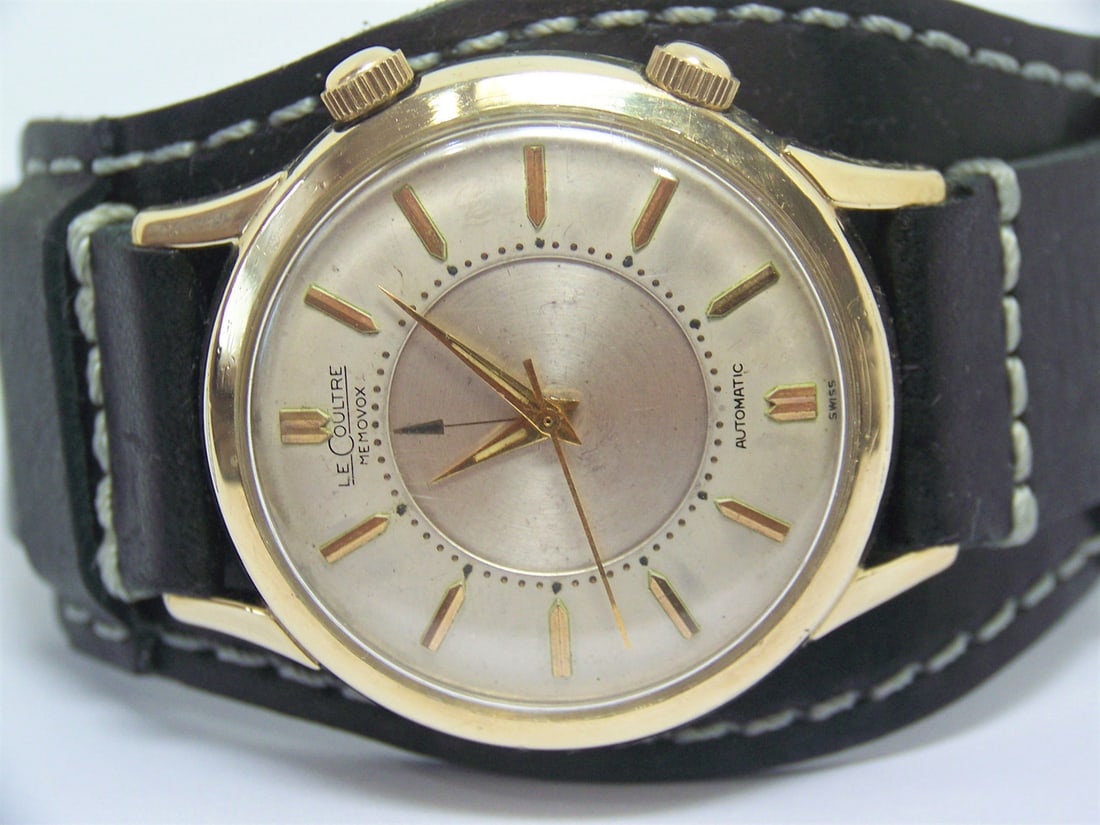 Vintage 10k GF JAEGER-LeCOULTRE Automatic MEMOVOX Alarm Watch Cal.K815 Ref 2517 - 4