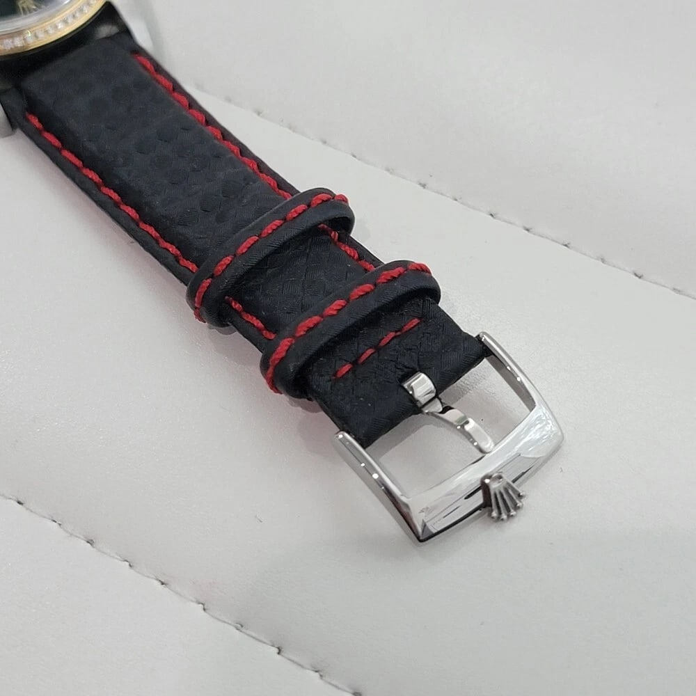 Rolex Oyster 16013 Datejust 36mm 18k SS Mens 1980s Diamond Dial Automatic RA549B - 8